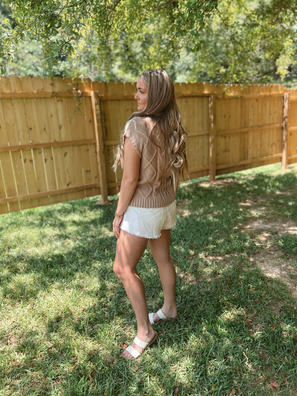 Jasmine Cable Knit Satin Bow Sweater