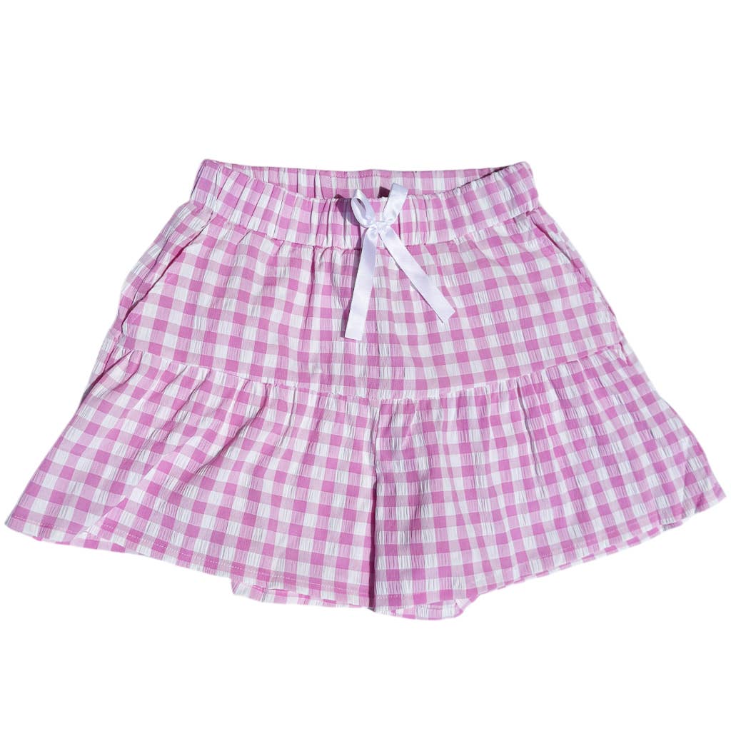Goldie Boxer Pink Modern Skort