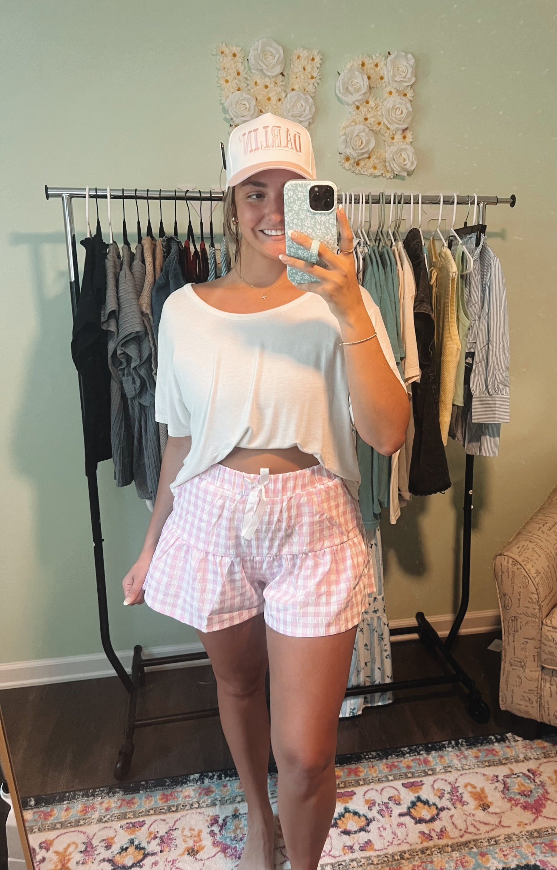 Goldie Boxer Pink Modern Skort