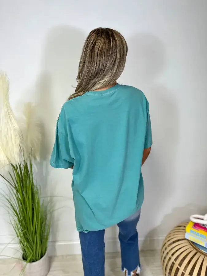 Free Spirit Seafoam Graphic Tee