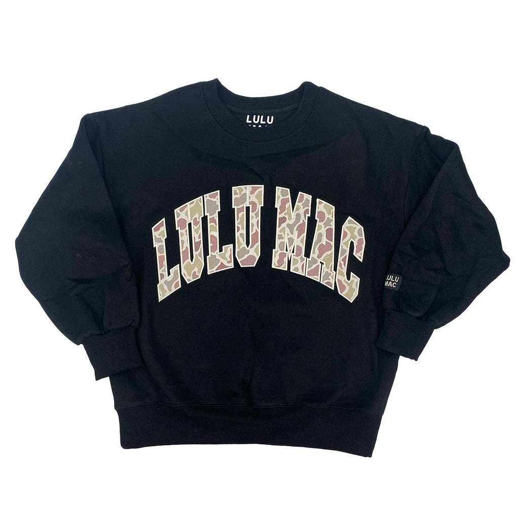 LULU MAC CREW NECK BLACK