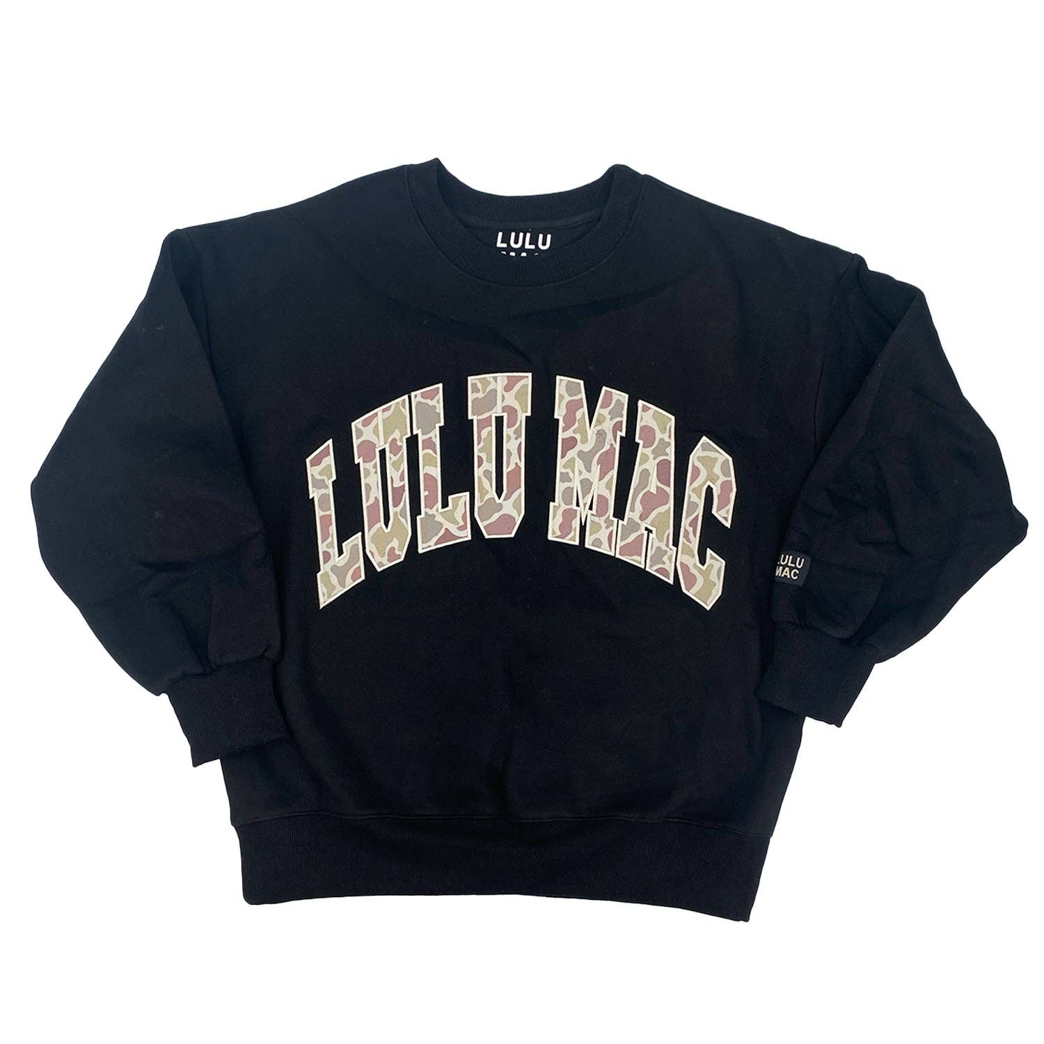 LULU MAC CREW NECK BLACK